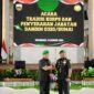 Danrem 031/Wira Bima Brigjen TNI Sugiyono pimpin langsung Tradisi Korps dan Penyerahan Jabatan Dandim 0320/Dumai, Senin (13/1)