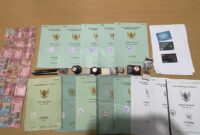 Foto: Sertifikat tanah palsu yang disita Polres Siak. (Dok Satreskrim Polres Siak)