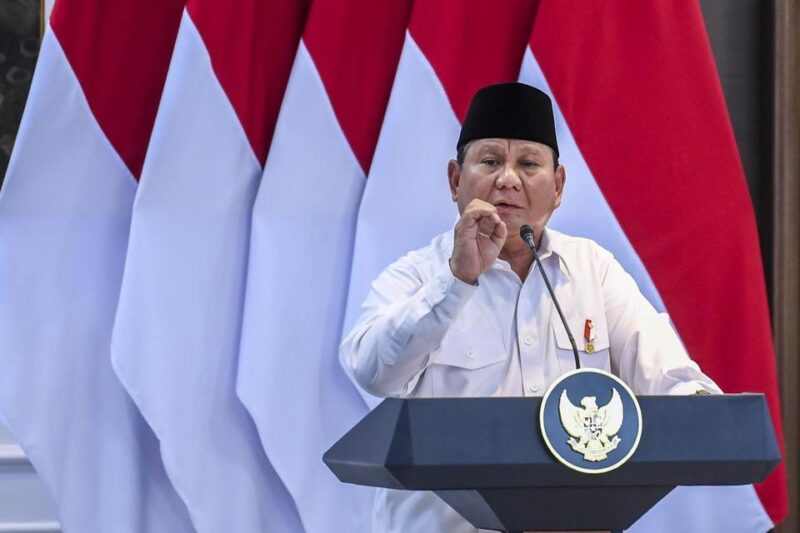 Foto: Presiden RI, Prabowo Subianto