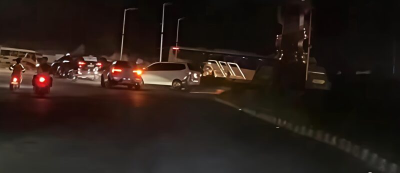 PJU Jalan SM Amin padam usai komponen dan panel dicuri