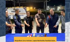 Dalam Mewujudkan Zero Halinar, Lapas Narkotika Rumbai Gelar Razia Insidentil