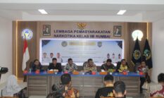 Lapas Narkotika Rumbai Gelar Acara Pelepasan Pejabat Lama dan Perkenalan Pejabat Baru