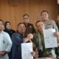 Ketua PP dan Ketua GRIB Jaya Blora deklarasi damai di Pendopo Bupati Blora, Rabu (15/1/2025)