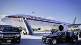 Presiden Prabowo tiba di Bandar Udara Internasional John F. Kennedy, New York, Amerika Serikat, pada Sabtu, 20 September 2025. (Foto: BPMI Setpres)