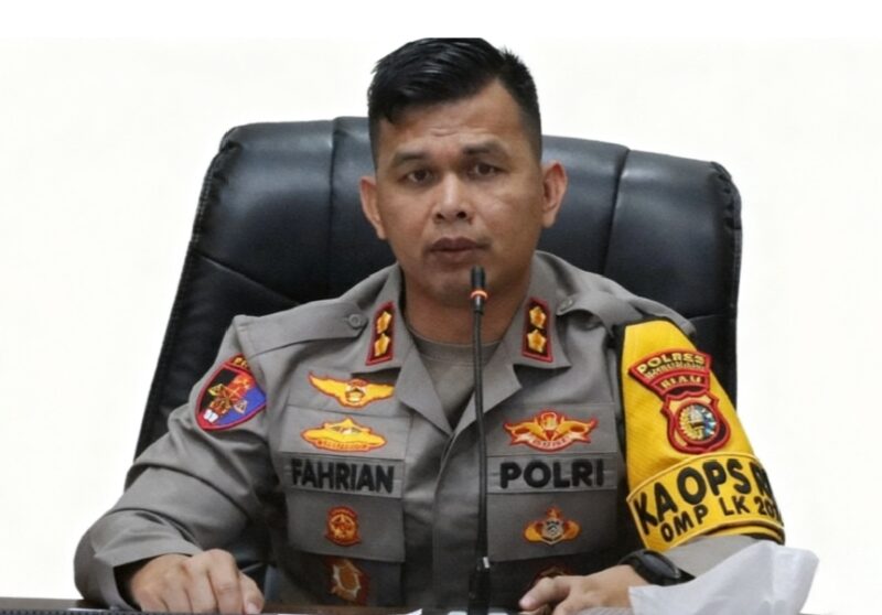 Kapolres Bengkalis, AKBP Fahrian Saleh Siregar