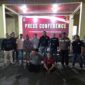 Tim Resmob Jembalang Polresta Pekanbaru ringkus 2 orang kolektor leasing di Pekanbaru, Sabtu (31/1)