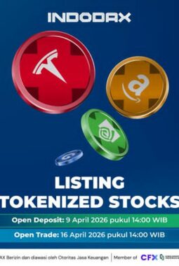 INDODAX Hadirkan Tokenized Stocks, Perluas Akses Investor ke Aset Global Berbasis Blockchain