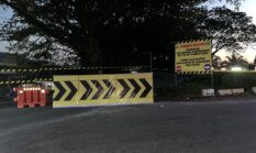 Alami Kerusakan pada Tumpuan, Jembatan Danau Bingkuang Kampar Ditutup Sementara