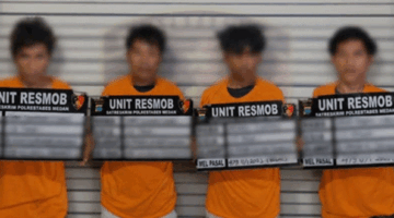 Tim Resmob Polrestabes Medan Ringkus 4 Orang Pelaku Begal Sadis