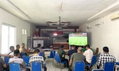 Nobar Piala Dunia 2026, Kodim 0302/Inhu Pererat Kemanunggalan TNI dan Rakyat