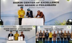 SMK Negeri 2 Pekanbaru Resmikan Daikin Center of Excellence, Cetak Lulusan Siap Kerja Berstandar Industri