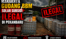 Diduga Lokasi Penampungan Solar Subsidi Ilegal Merajalela, BASMI Riau Minta APH Lakukan Penertiban