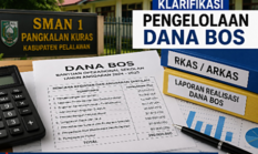 Klarifikasi SMAN 1 Pangkalan Kuras: Honor Sesuai Juknis, Realisasi BOS Dibantah Melebihi Pagu