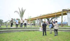 Segera Diresmikan, Pemko Ubah Kawasan Kumuh Dibawah Jembatan Siak I Jadi Ruang Publik Modern