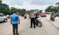 Pengendara Motor Tewas Ditempat Usai Alami Kecelakaan dengan Truk di Jalan Siak II Pekanbaru