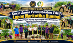 Dari Limbah Jadi Berkah! Lapas Narkotika Rumbai Manfaatkan FABA untuk Ketahanan Pangan, Paving Block Menyusul