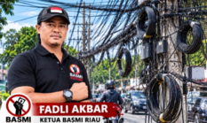 BASMI Riau Soroti Tiang dan Kabel Fiber Optik Semrawut, Fadli Akbar Pertanyakan Pengawasan dan Kontribusi terhadap PAD Pekanbaru